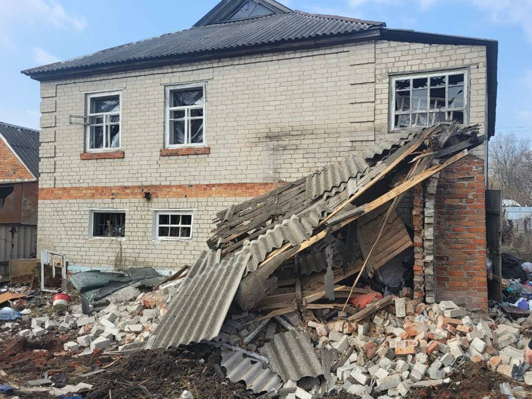 Последствия обстрелы Купянска в Харьковской области