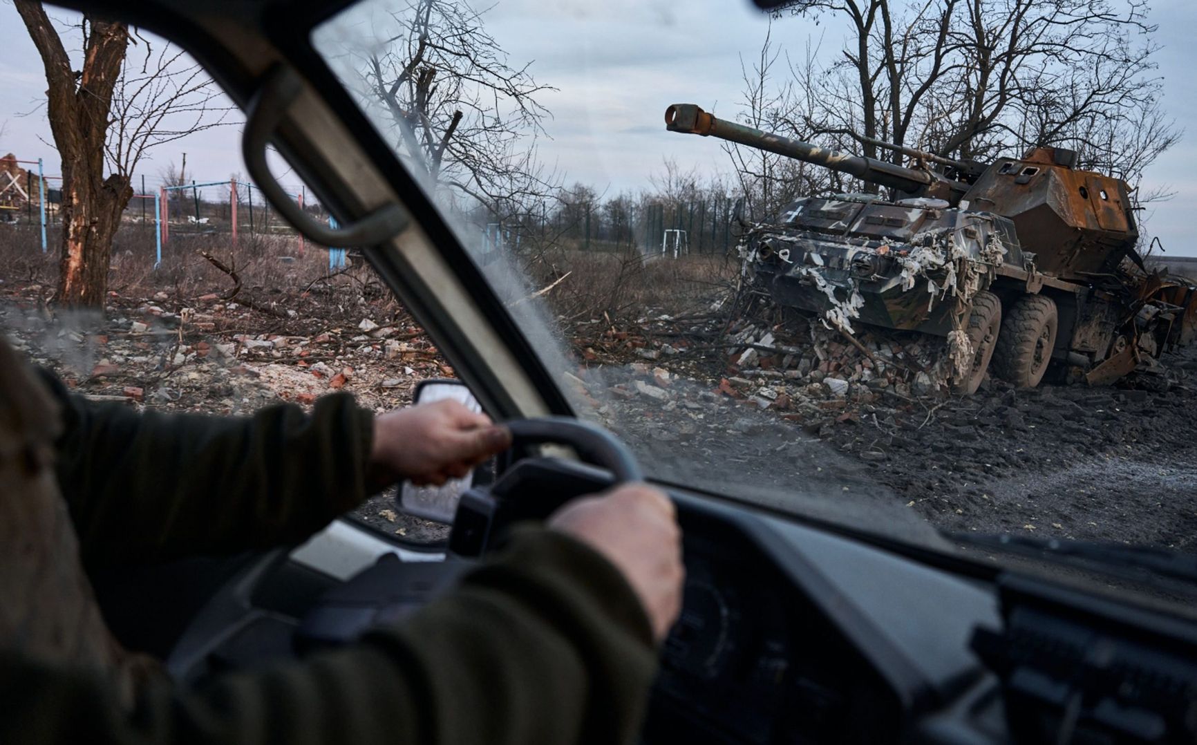 The road to Avdiivka, February 2024